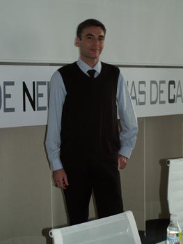 El investigador de Harvard Stéphane Maison, en la sede del Incyl.