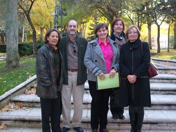 Carmen Mateos Morán, José Manuel Heras, Amparo Mas Tarazona, Margarita Ferreras Florez y María Felisa Victory.