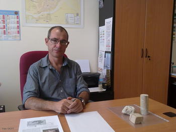 Mariano Yenes, investigador del Departamento de Geología de la Universidad de Salamanca.