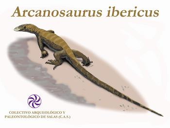 Recreación del 'Arcanosaurus ibericus' por Diego Montero.