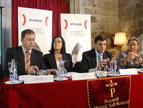 Tomás Castro, Satur Torre, Enrique Martínez y Mª José Álvarez, en la presentación del sistema