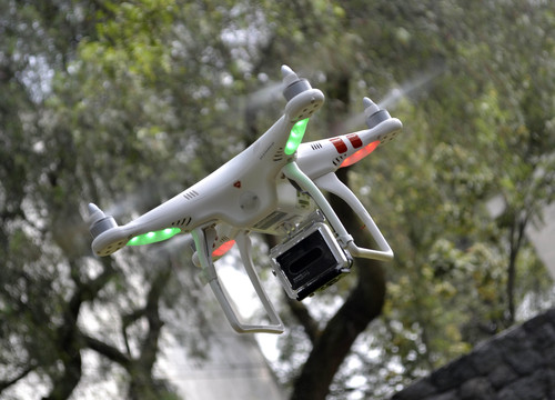 Utilizan dispositivos no tripulados para el monitoreo aeroespacial en la Reserva Ecológica del Pedregal de San Ángel. FOTO: UNAM.