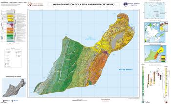 Mapa geológico de la isla Marambio.