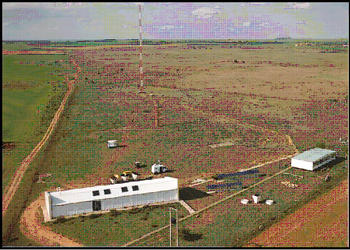 Imagen de la estación de medición del Centro de Investigación de la Baja Atmósfera