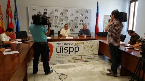 Rueda de prensa de Svante Pääbo y Robert Sala en la Universiad de Burgos - V. Altès/IPHES.