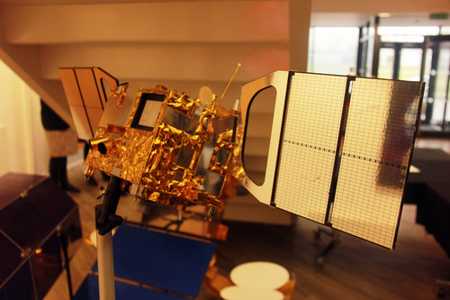 Representación a escala 1:10 del satélite Sentinel 4, que proporcionará datos para la vigilancia de la composición atmosférica/IsmaelGH (CiD/AECC)
