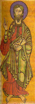 Santiago apostol en el 'Codex Calixtinus' (Foto: Wikimedia Commons).