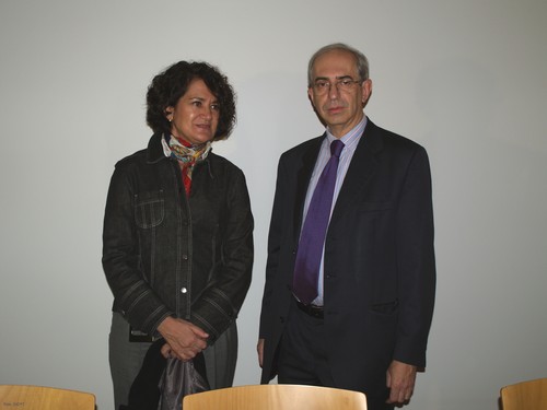 María Ángeles Serrano y Juan Riese.
