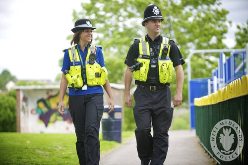 Patrulla de policía en West Midlands