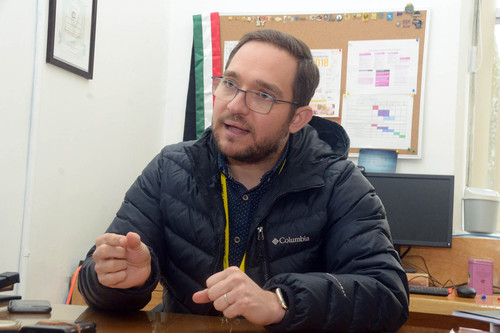 Iván Rosado, del Laboratorio de Ultrasonido Médico del Instituto de Física de la UNAM. 