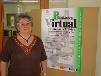 Elena Primo, directora de la Biblioteca Nacional de Ciencias de la Salud