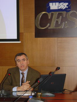 Luis César Herrero, ganador del Premio de Investigación 2006 del Consejo Económico y Social de Castilla y León
