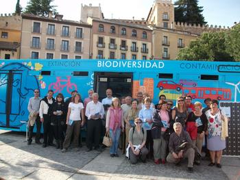 Imagen del 'Climabús' en Segovia.