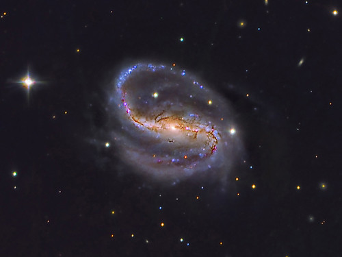 Galaxia espiral barrada NGC 7479. Imagen: Daniel López(IAC.