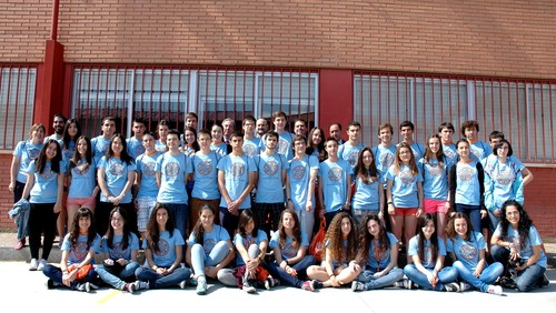Alumnos participantes en el Campus de Profundización Científica de Soria.