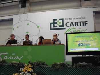 Investigadores de la división TICs de Cartif.
