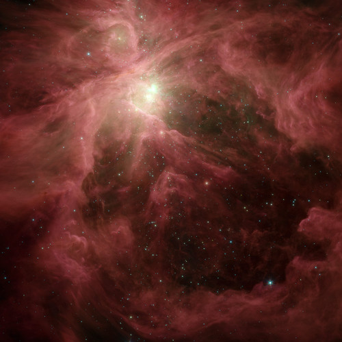 La emisión cósmica infrarroja no identificada procede de galaxias ricas en polvo. Imagen proporcionada por los investigadores.