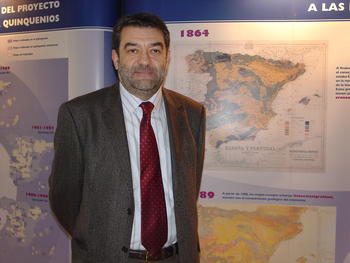 Luis Roberto Rodríguez, director de Geología y Geodesia del Instituto Geológico y Minero.