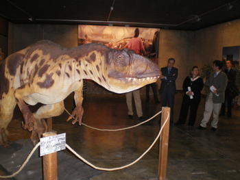Reproducción de un Allosaurus Fragilis.