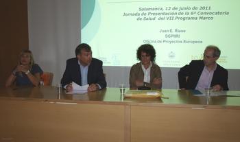 De izquierda a derecha, Isabel Gobernado, Alfredo Mateos, María Ángeles Serrano y Juan Riese.