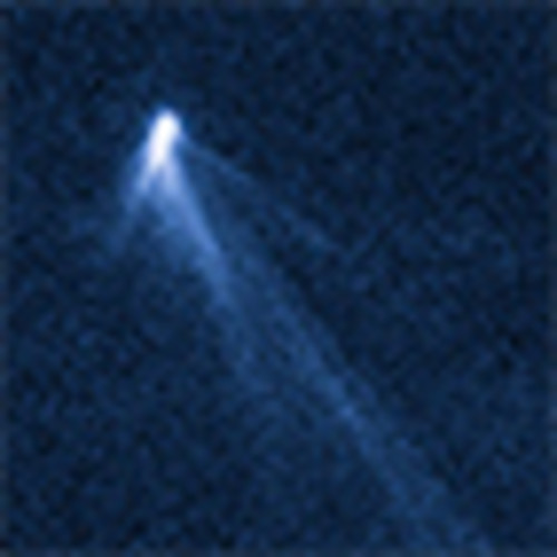 El par de asteroides P/2016 J1. Imagen: CSIC.