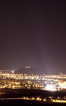 Contaminación luminica en Valladolid que impide ver el firmamento (Foto:GUA)