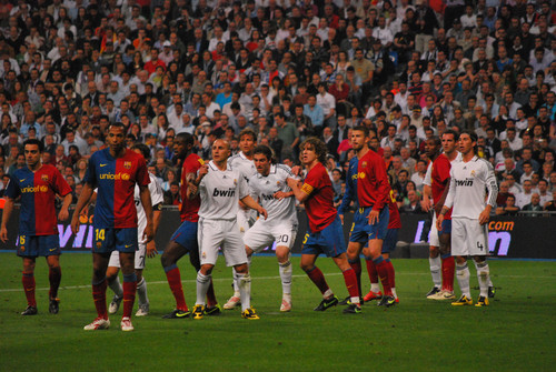 Imagen de un partido entre el Real Madrid y el Barcelona. Foto: Alejandro Ramos.