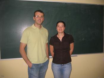 Los expertos Alfredo Fernández y Lucía Novelle.