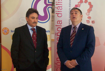 Jesús Grande, organizador Congreso SEDYT (izq) y Julen Ocharan-Corcuera, presidente SEDYT