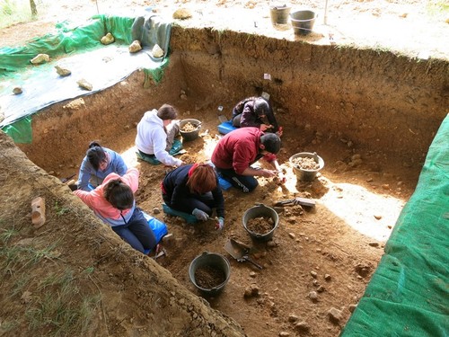 Excavaciones en Fuente Mudarra, Atapuerca - Marta Navazo/EIA.