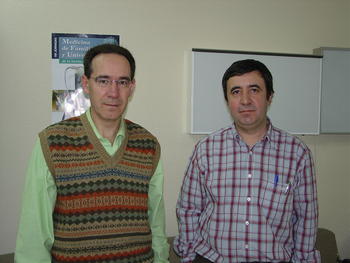 Manuel Gómez (Izda.) y Luis García