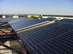 Imagen de una instalación de energía solar para refrigeración.