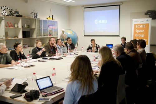 Reunión de la ESA y museos europeos. Foto: Parque de las Ciencias.
