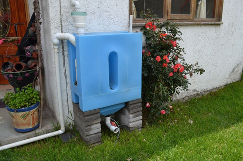 Sistema para captar agua pluvial.