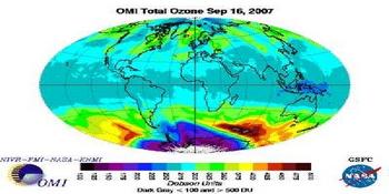 Ozono global. Foto: Cicese.