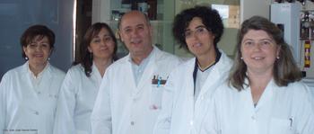 Investigadores del área de Farmacología de la Universidad de León que trabajan en las interacciones entre la levodopa y la fibra soluble.