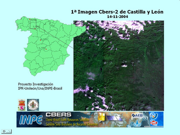Una de las primeras imágenes de Castilla y León tomadas por el satélite chino-brasileño Cebers