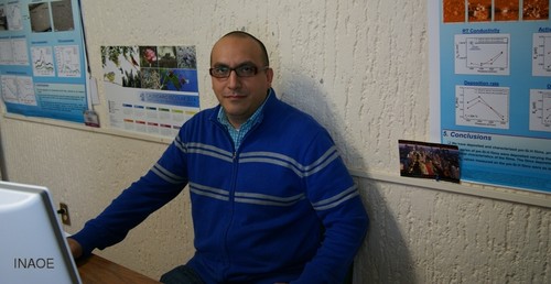 El Dr. Mario Moreno Moreno, líder del proyecto de celdas solares en el INAOE