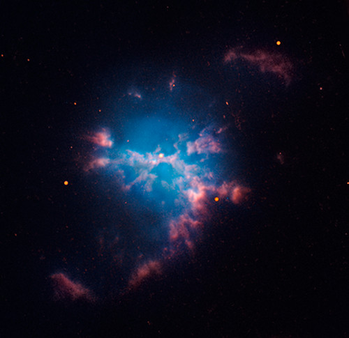 Nebulosa planetaria M3-1, formada por un sistema binario central con uno de los periodos orbitales más cortos jamas observados. Crédito: David Jones / Daniel López - IAC