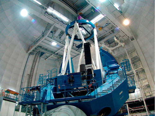 El telescopio de 3,5 metros del Observatorio de Calar Alto. Foto: CSIC.