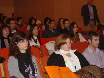 Asistentes al I Foro de Emprendedores de la Universidad de Salamanca.