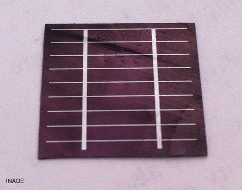 Celda solar basada en silicio cristalino