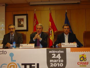 De izquierda a derecha, Ricardo Bravo, Jesús Málaga y Federico Traspaderne.