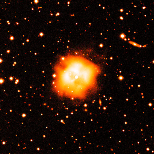 Imagen de la nebulosa Abell 46 obtenida con el telescopio INT del Observatorio del Roque de los Muchachos. Cortesía de R. Corradi