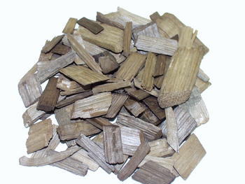 Trazas de madera empleadas en la investigación.