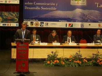 El ministro de Ciencia y Tecnología, durante su intervención en el Foro Mundia Soria 21