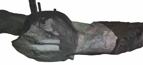 Una de las bodegas de Rueda escaneada en 3D y situada a 8 metros de profundidad. Autor Pablo Sánchez Gatón