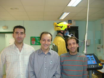 Jorge López Satue, José Gerardo Villa y José Antonio Rodríguez Marroyo, tres de los investigadores que han participado en el Estudio.