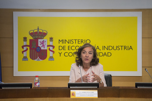 Carmen Vela, secretaria de Estado de I+D+i. Foto: FECYT.