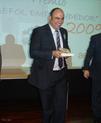 Francisco Lamamie, director de operaciones de Clay Formación, con el premio 'Aefol Emprendedor'.